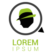 Green Hat Logo PNG Vector