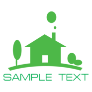 Green House Logo PNG Vector