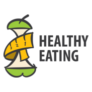 Healthy Eating Apple Logo PNG Vector