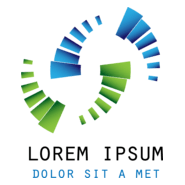 Line Abstract Shape Logo PNG Vector