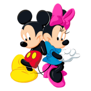 Mickey & Minnie Mouse Logo PNG Vector