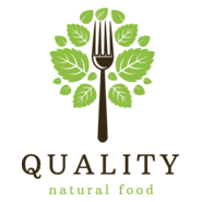 Natural Food Logo PNG Vector