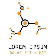 Orange Dot Technology Logo PNG Vector