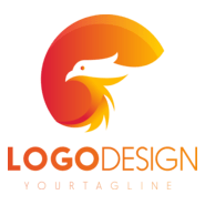 Orange Hawk Logo PNG Vector