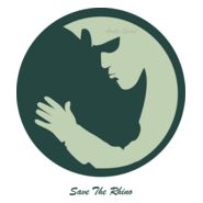 save the rhino Logo PNG Vector