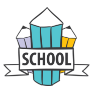 School Pens Logo PNG Vector