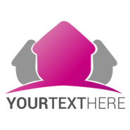 Small Houses Logo PNG Vector