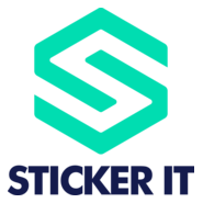 Sticker it Logo PNG Vector