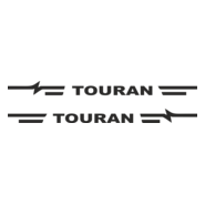 Vw Touran sticker for mirrors Logo PNG Vector