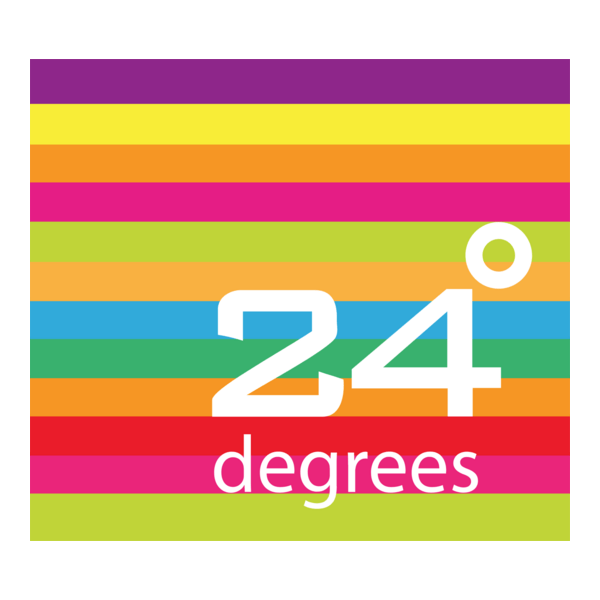 24 Degrees Logo PNG Vector