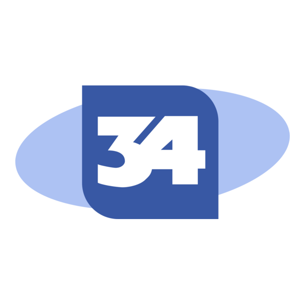 34 channel Logo PNG Vector