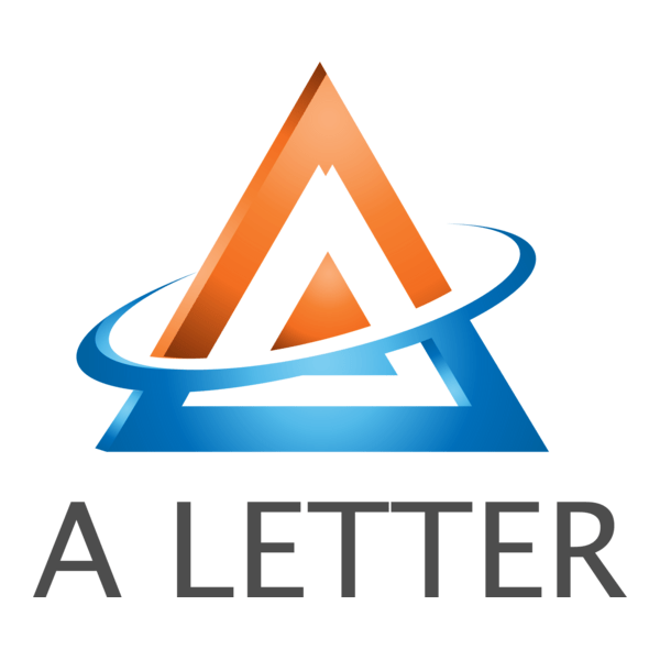 3D Letter A Logo PNG Vector