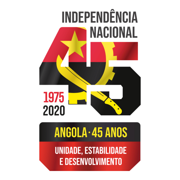 45 Anos de Independência Logo PNG Vector