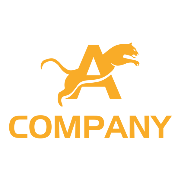 A Letter Tiger Logo PNG Vector