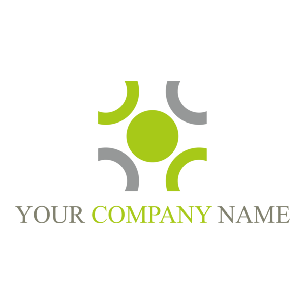 Abstract Company Shape Logo PNG Vector