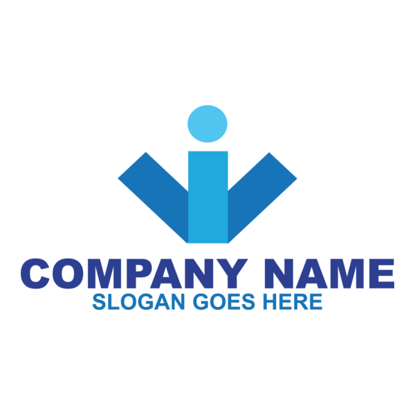 Abstract Company Shape Logo PNG Vector