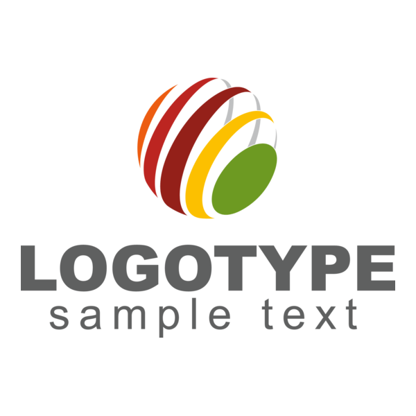 Abstract Globe Shape Logo PNG Vector