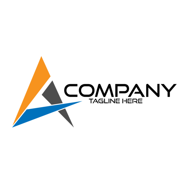 Abstract Letter A Logo PNG Vector