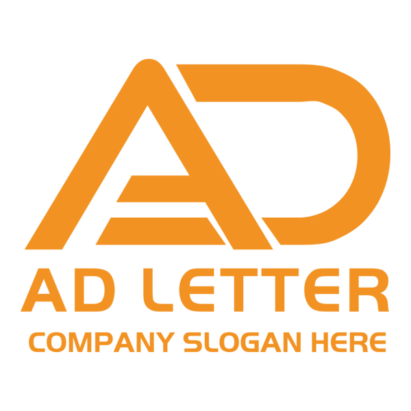 AD Letter Company Logo PNG Vector