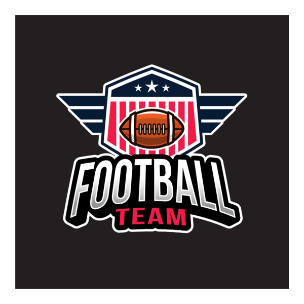 American Football Logo PNG Vector
