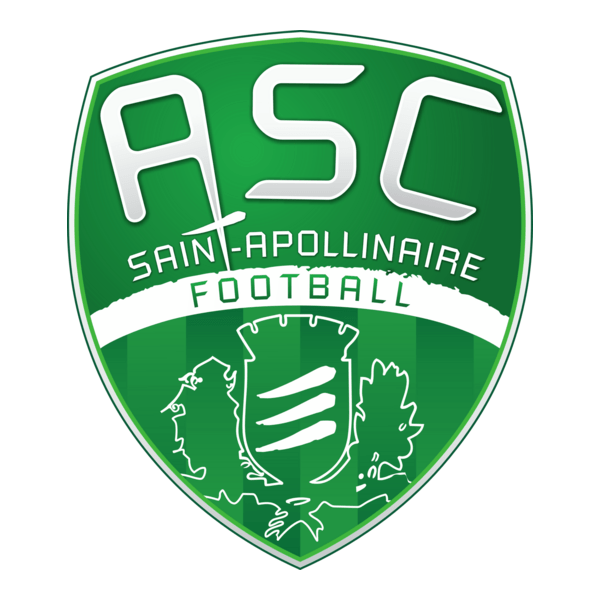 ASC Saint-Apollinaire Football Logo PNG Vector