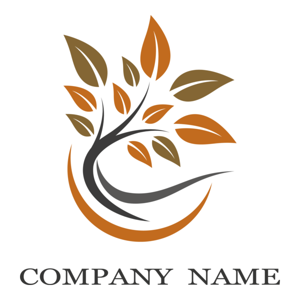 Autumn Leaf Logo PNG Vector
