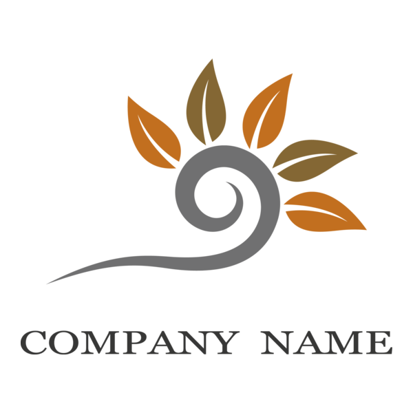 Autumn Leaf Logo PNG Vector
