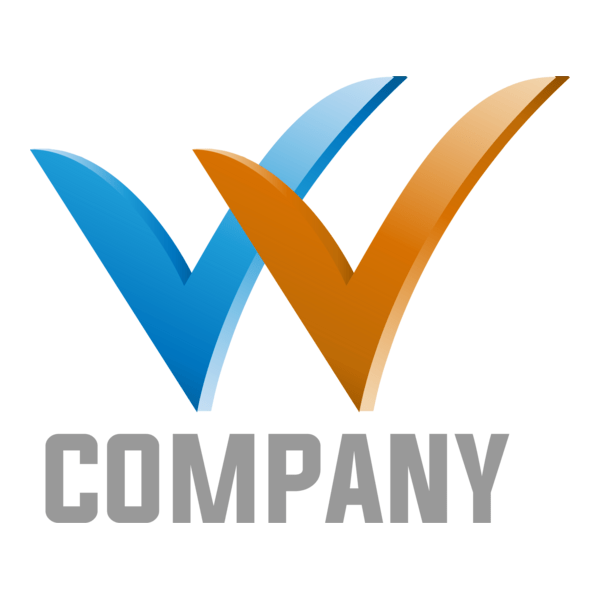 Awesome Creative Professional Letter W Logo PNG Vector