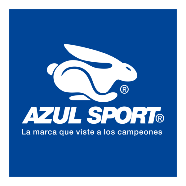Azul Sport (liebre) Logo PNG Vector