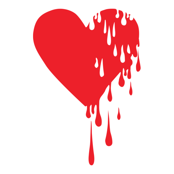Bleeding heart Logo PNG Vector