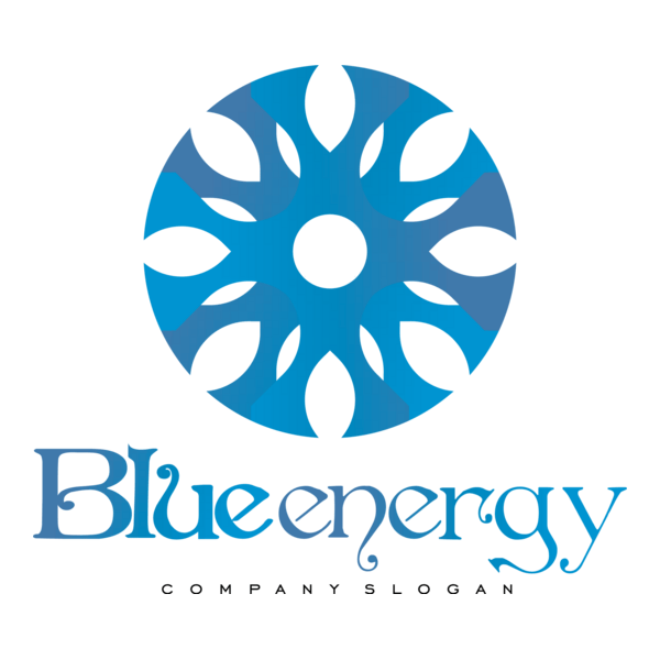 Blue Energy Logo PNG Vector