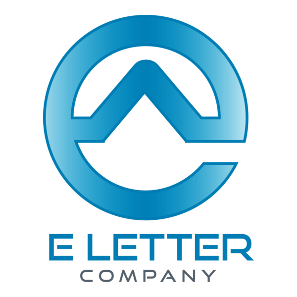 Blue Letter E Company Logo PNG Vector