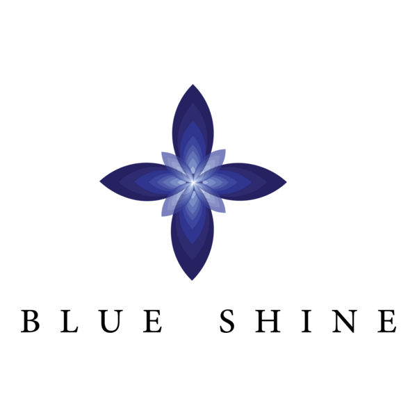 Blue Shine Logo PNG Vector