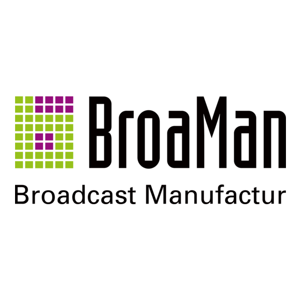 BroaMan Broadcast Manufactur Logo PNG Vector