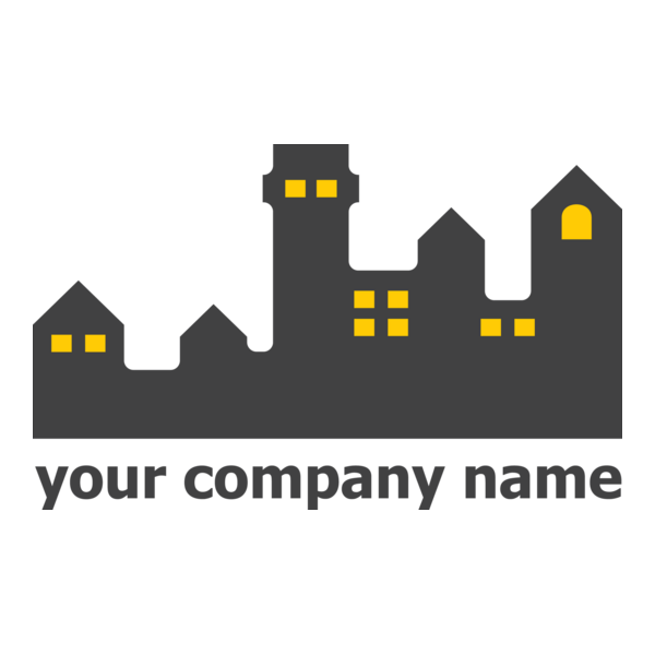 Building Company Logo PNG Vector