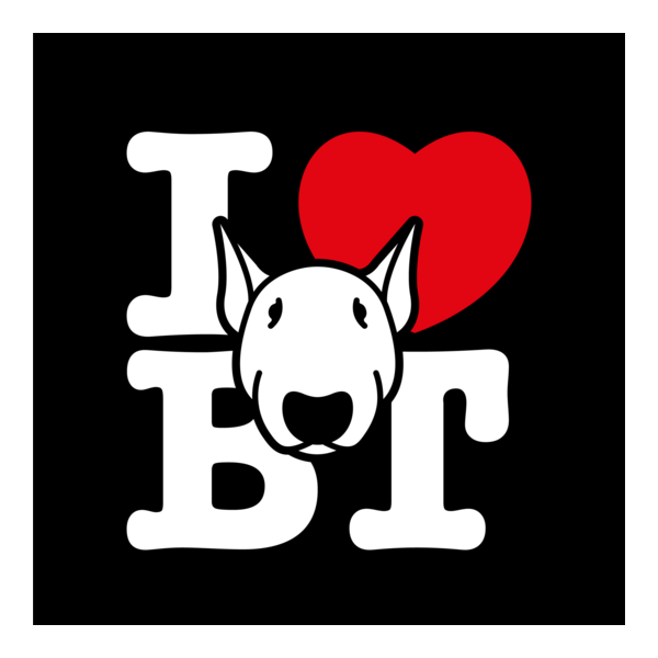 Bull Terrier Logo PNG Vector