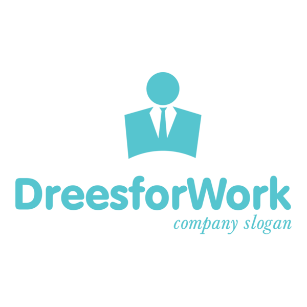 Business Man Silhouette Logo PNG Vector