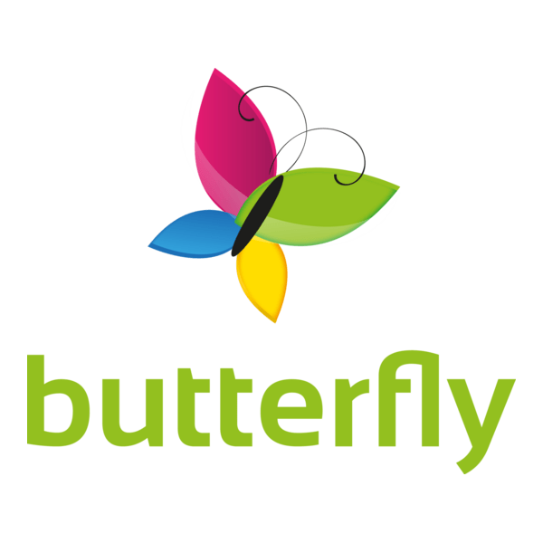 Butterfly Logo PNG Vector