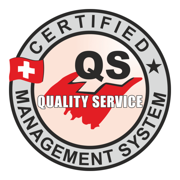 CERTIFIED MANAGMENT SYSTEM QS ISO 9001 Logo PNG Vector