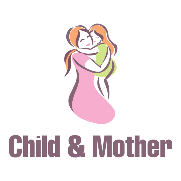 Child Care and Mother Day Logo PNG Vector