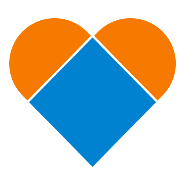 Clean simple love Logo PNG Vector