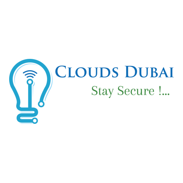 Clouds Dubai - Stay Secure !! Logo PNG Vector