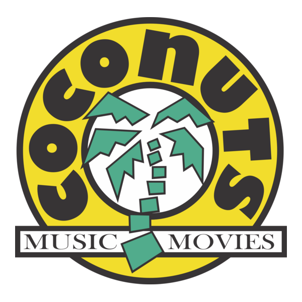 Coconuts Record Store Logo PNG Vector