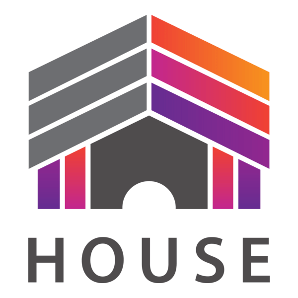 Colorful House Logo PNG Vector