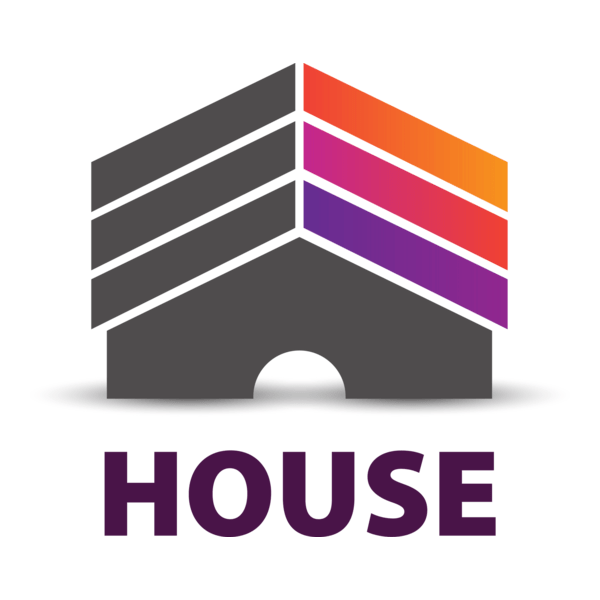 Colorful House Logo PNG Vector