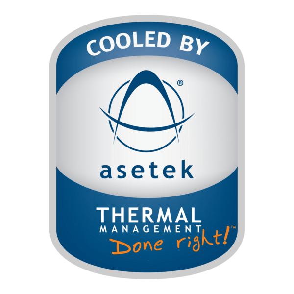 COOLED BY asetek THERMAL MANAGEMENT Logo PNG Vector