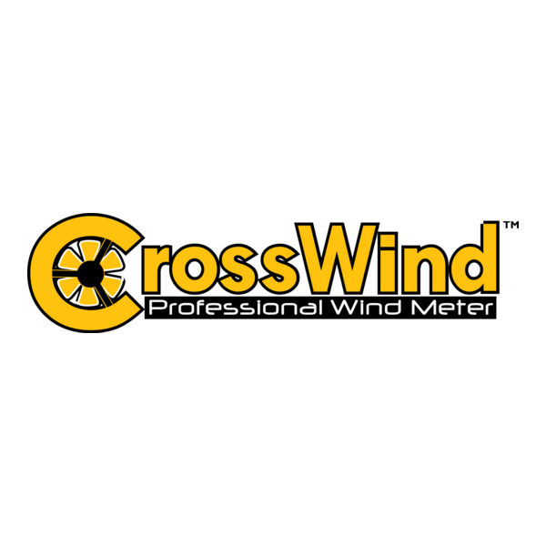 CrossWind Professional Wind Meter Logo PNG Vector