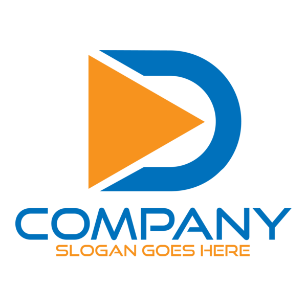 D Letter Medival Company Logo PNG Vector