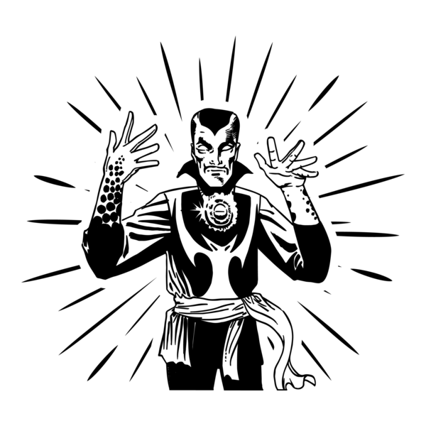 Ditko - Dr. Strange Logo PNG Vector