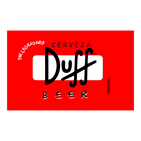 Duff Beer ( The Simpsons ) Logo PNG Vector